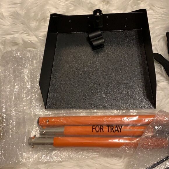 Dog pooper scooper set includes tray and rake - Picture 3 of 10